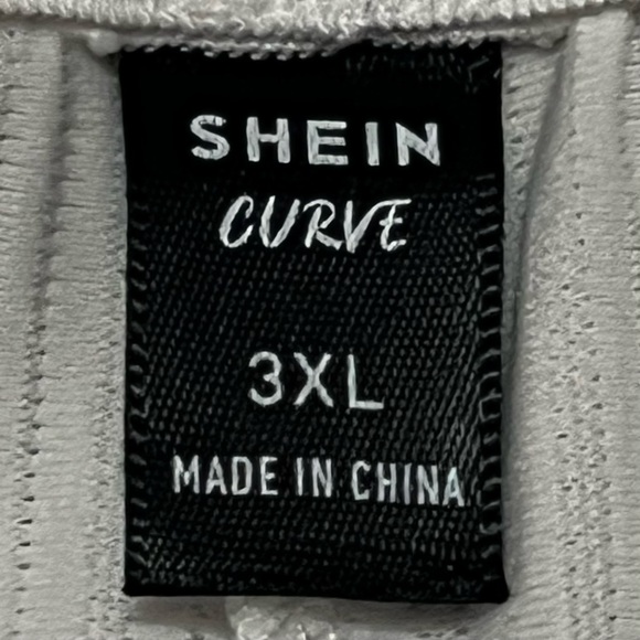 Shein Plus Paperbag Drawstring Waist Wide Leg Cover Up Pants - Picture 8 of 11